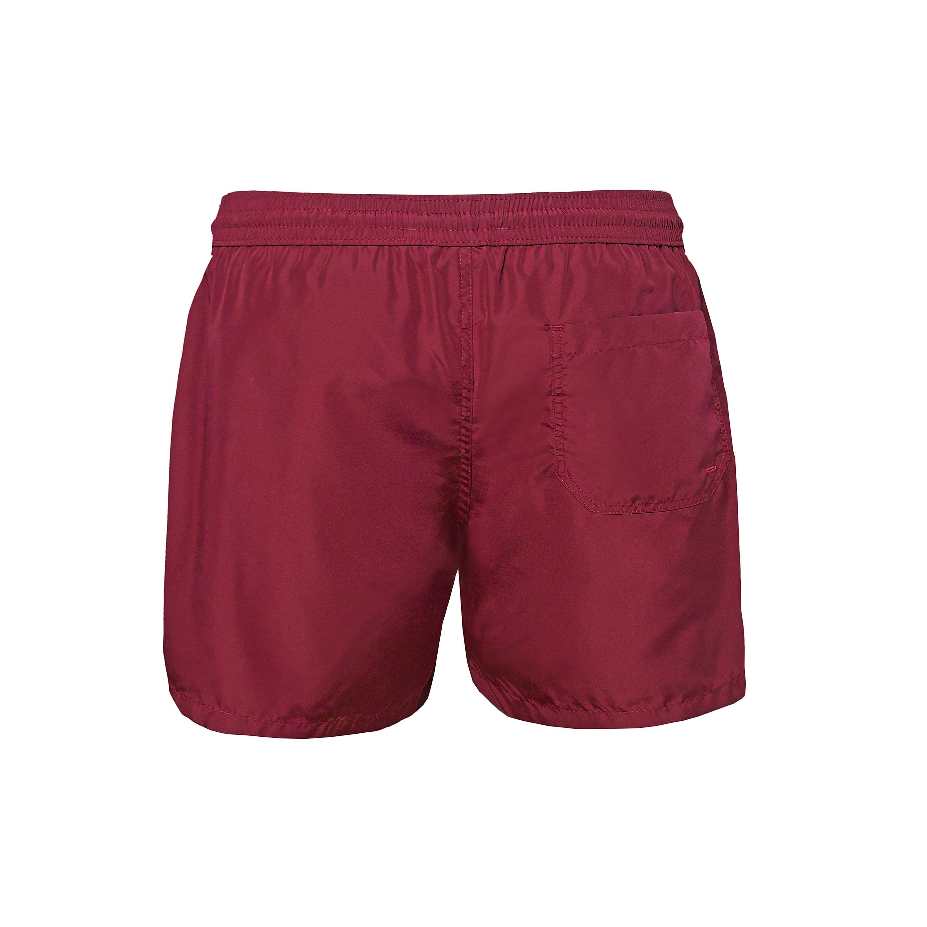 Boxer Mare Unisex Tinta Unita Bordeau Paolo Pecora