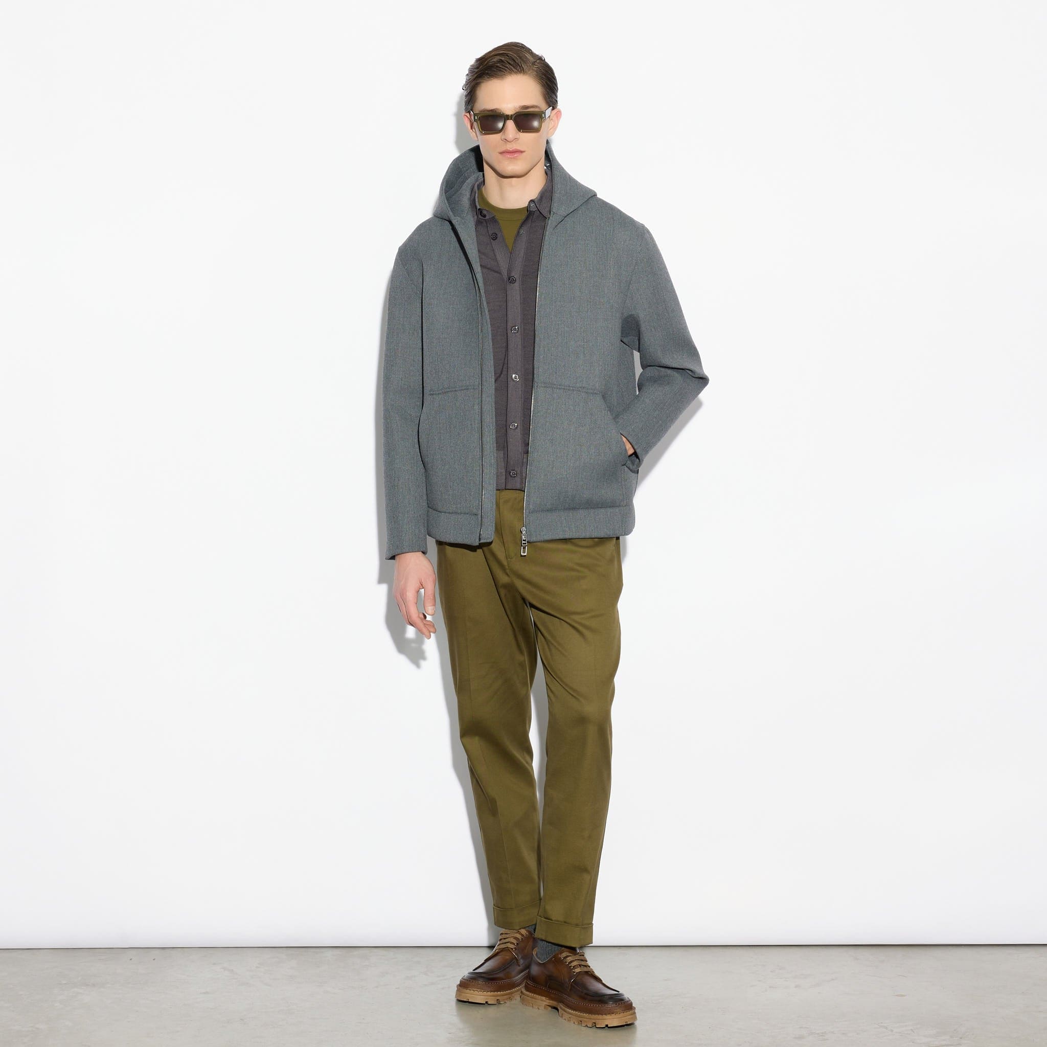 Camicia in Maglia Fumo Di Londra Camicia Maglia Paolo Pecora