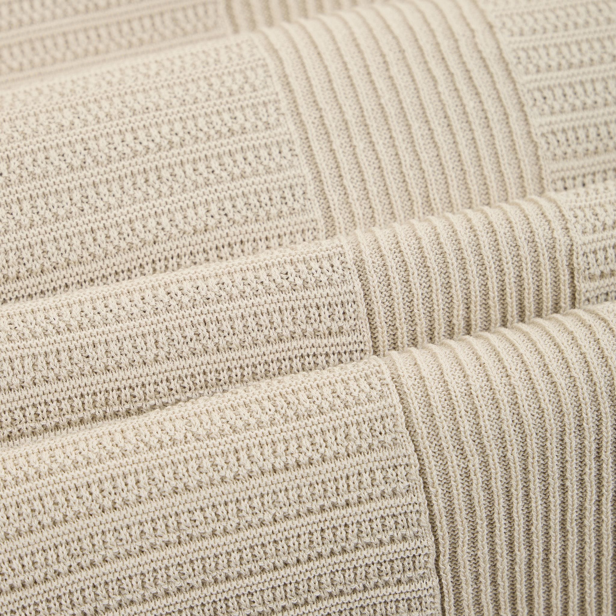 Camicia in Maglia in Cotone a Trama Strutturata Beige Camicia Maglia Paolo Pecora