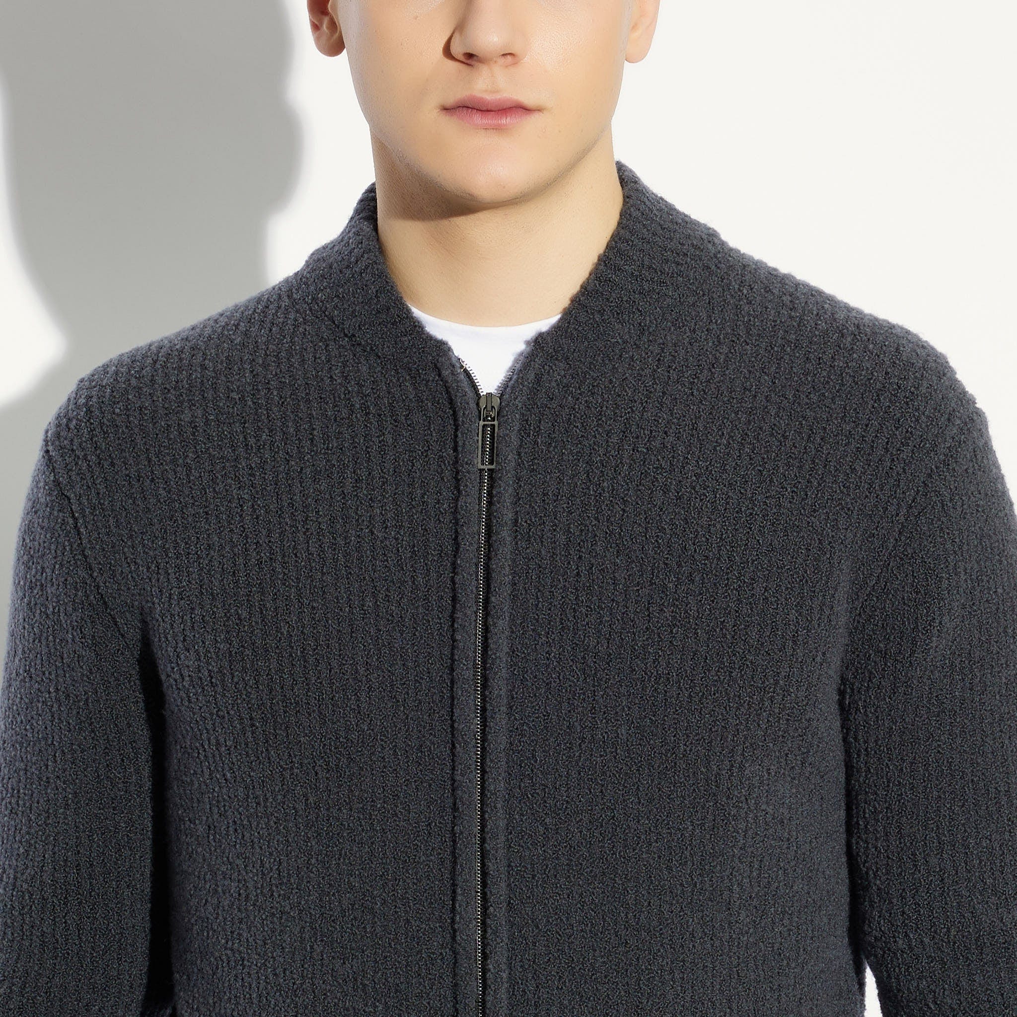 Giubbotto in Maglia Fumo Di Londra Giubbotto Maglia Paolo Pecora