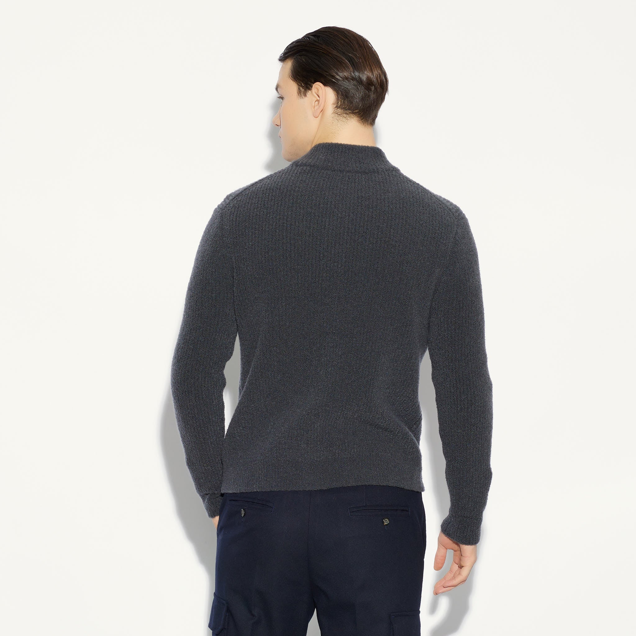 Giubbotto in Maglia Fumo Di Londra Giubbotto Maglia Paolo Pecora