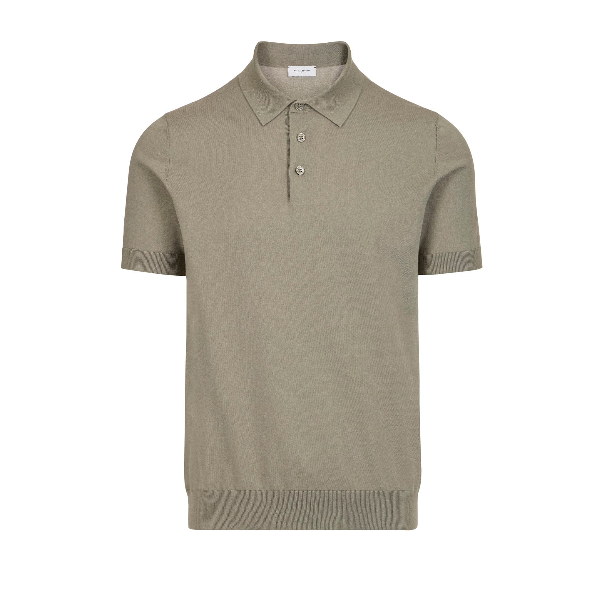 Maglia a Polo in Cotone Militare Maglia A Polo Paolo Pecora