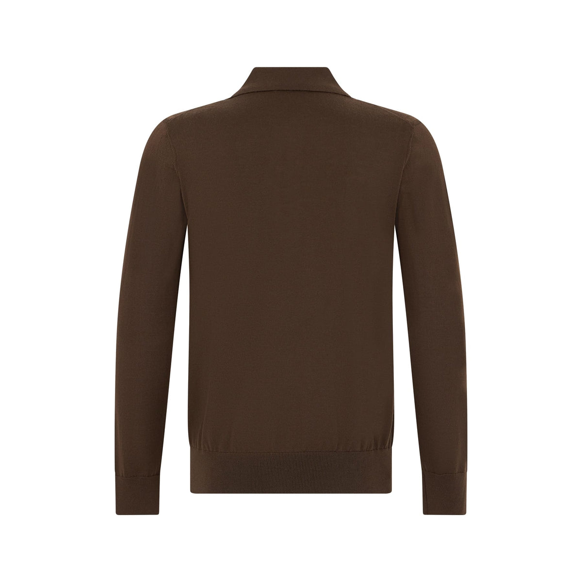 Maglia a Polo in Lana Merino Extrafine Wenghe Maglia A Polo Paolo Pecora