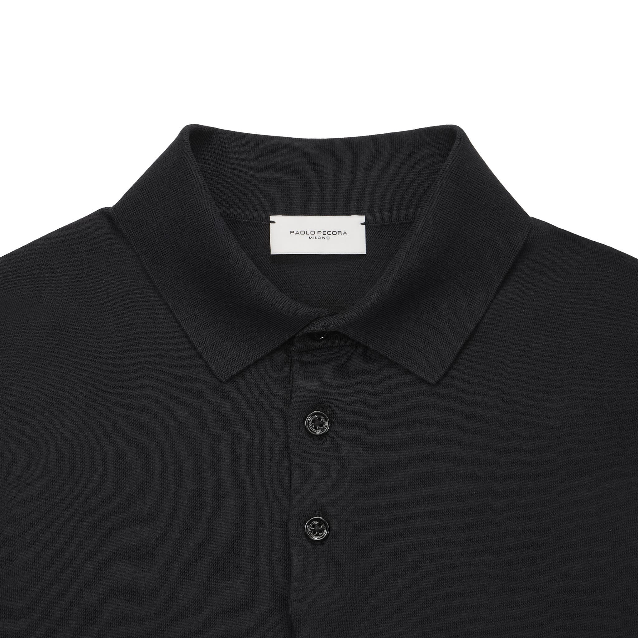 Maglia A Polo Nero Maglia A Polo Paolo Pecora
