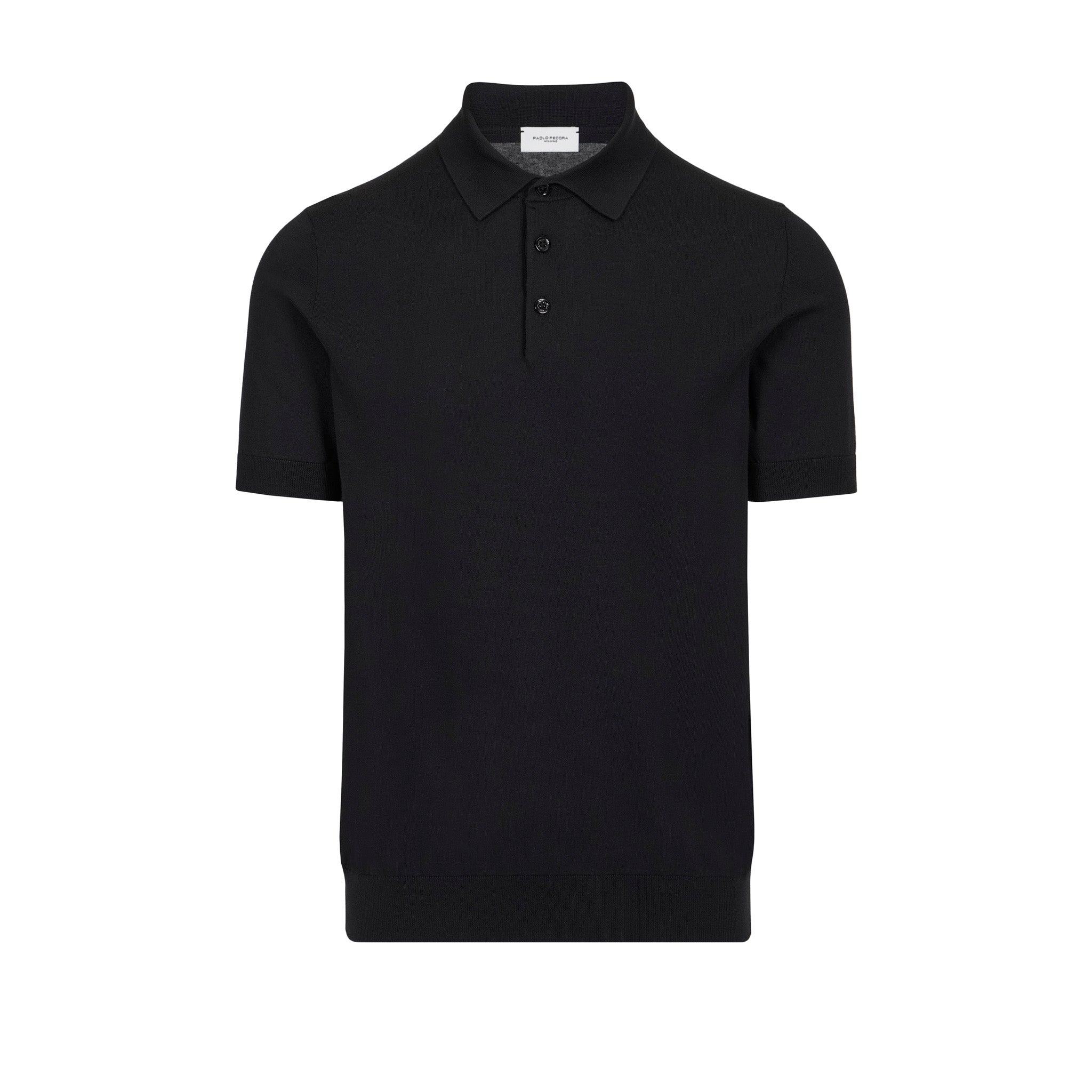 Maglia A Polo Nero Maglia A Polo Paolo Pecora