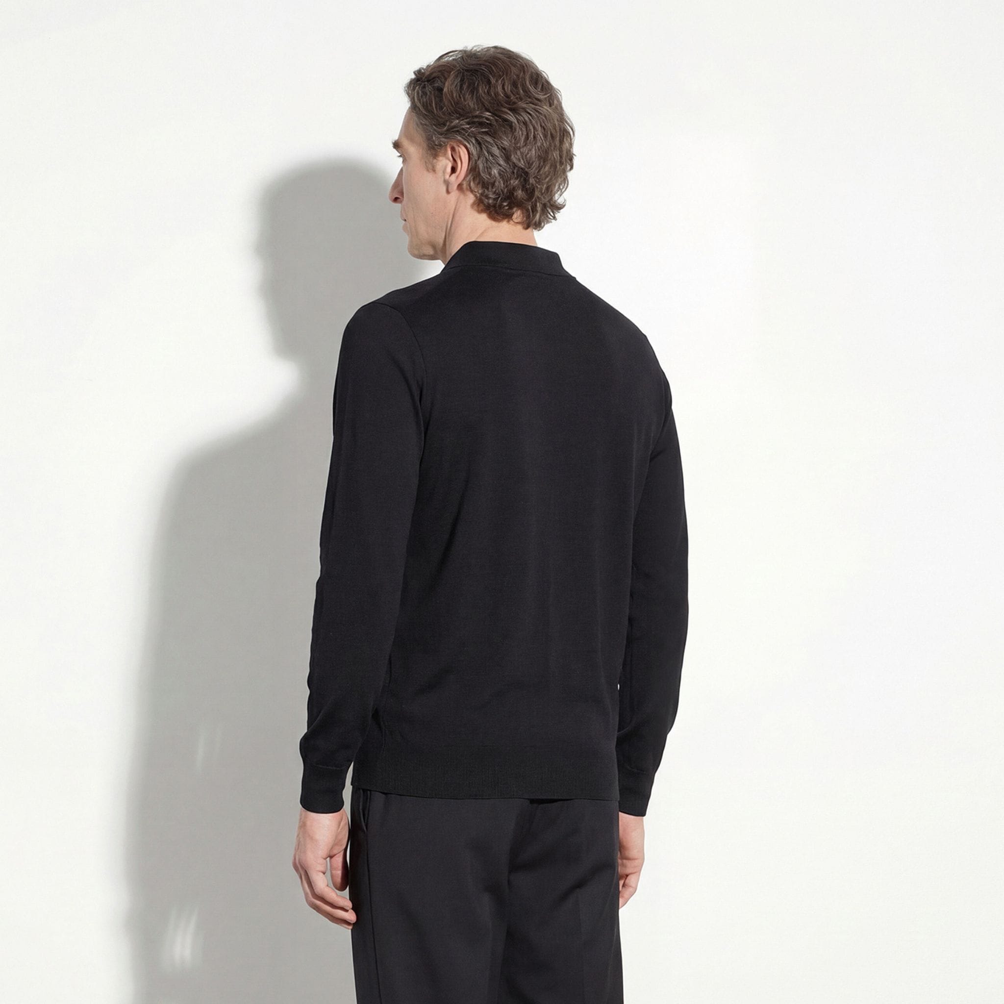 Maglia A Polo Nero Maglia A Polo Paolo Pecora