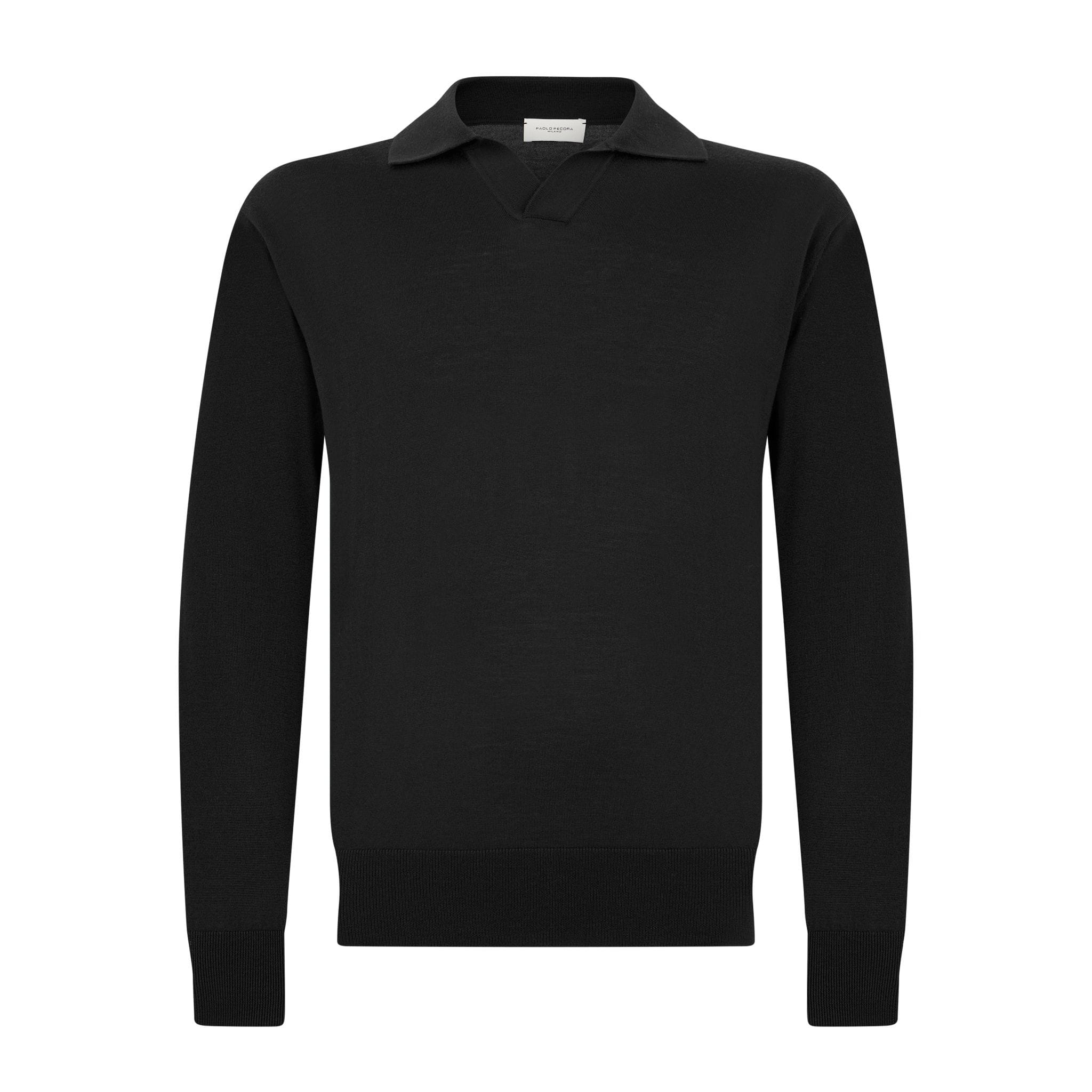 Maglia A Polo Nero Maglia A Polo Paolo Pecora