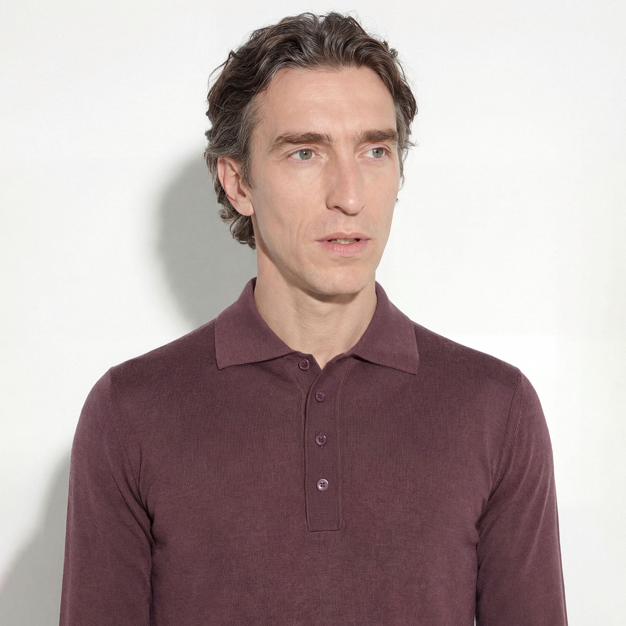 Maglia A Polo Viola Maglia A Polo Paolo Pecora