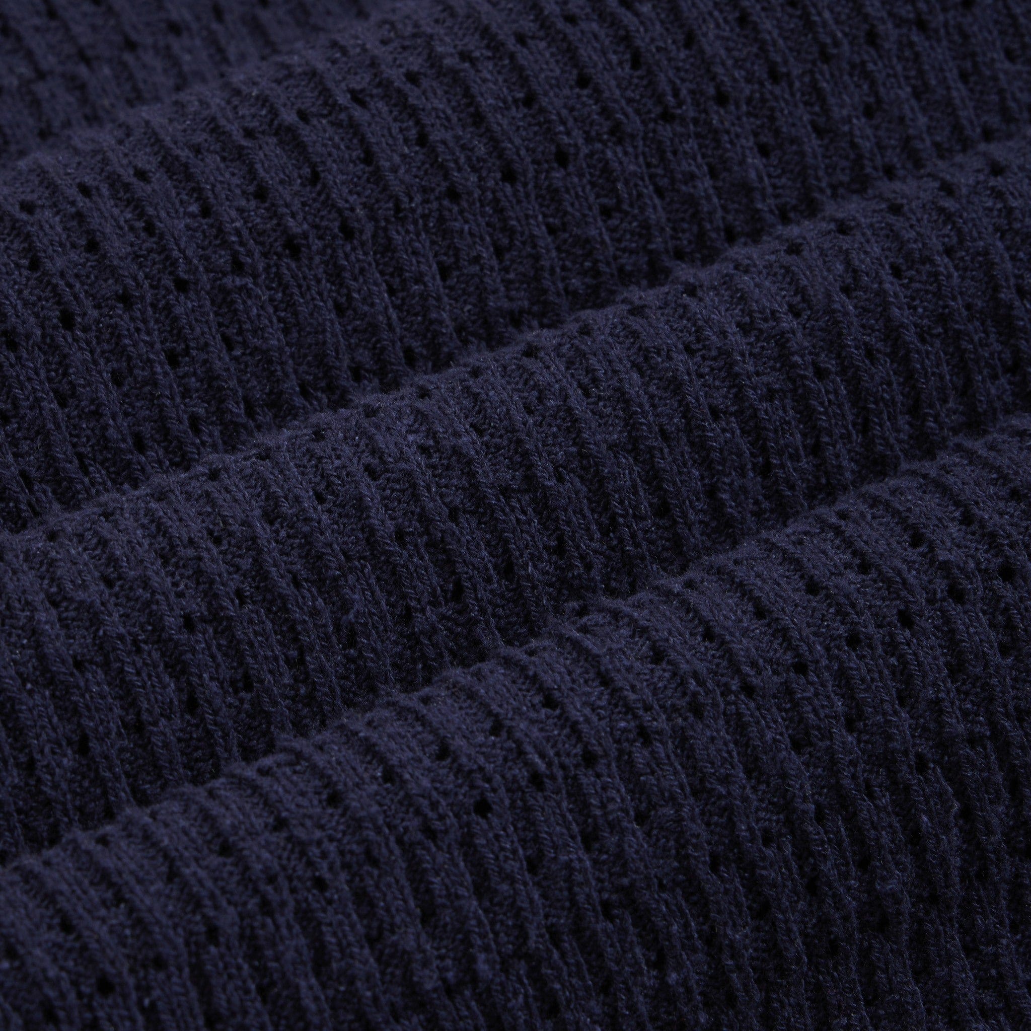 Maglia Polo in Seta a Punto Diagonale con Dettagli a Contrasto Blu Maglia A Polo Paolo Pecora