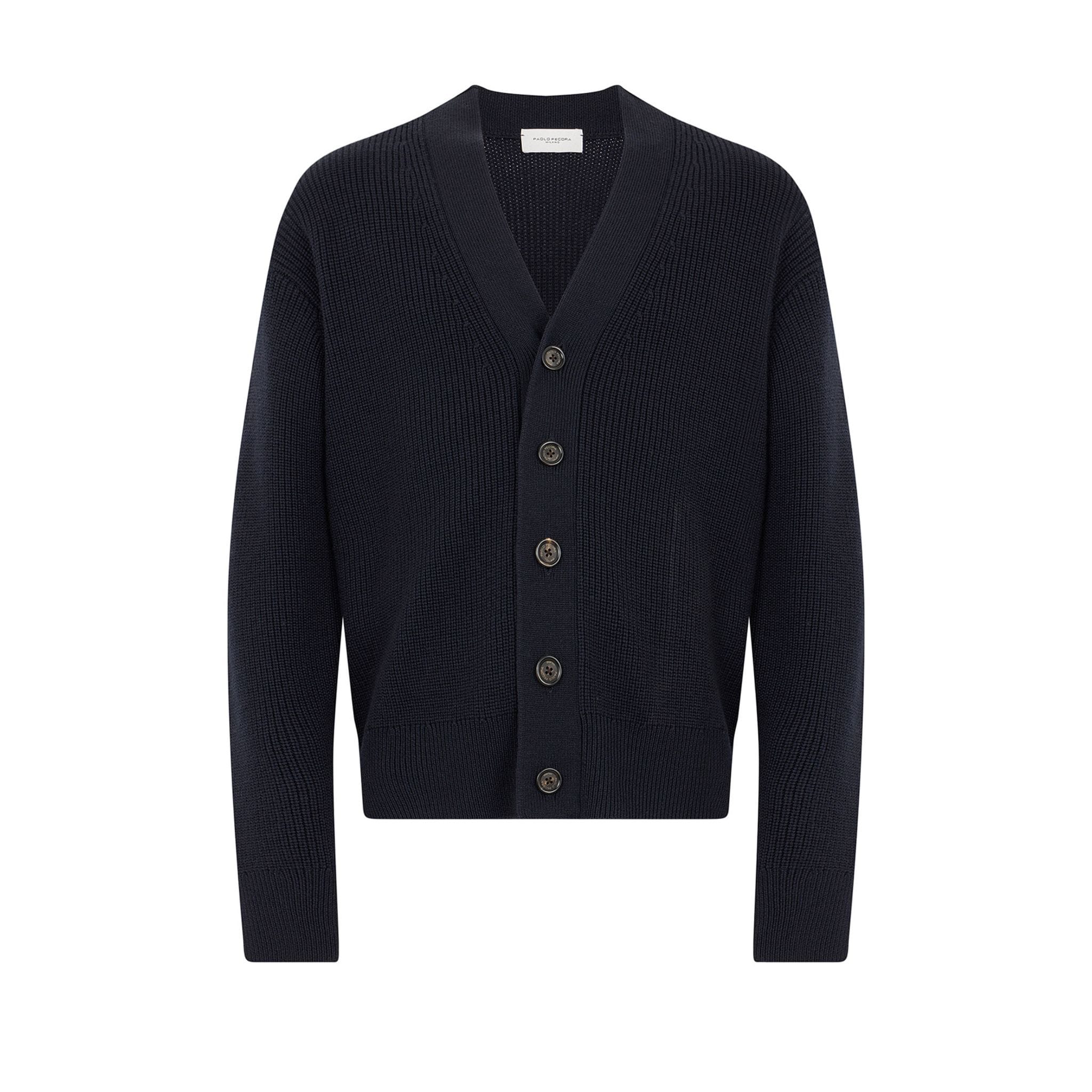 Maglia Cardigan Blu Maglia Cardigan Paolo Pecora