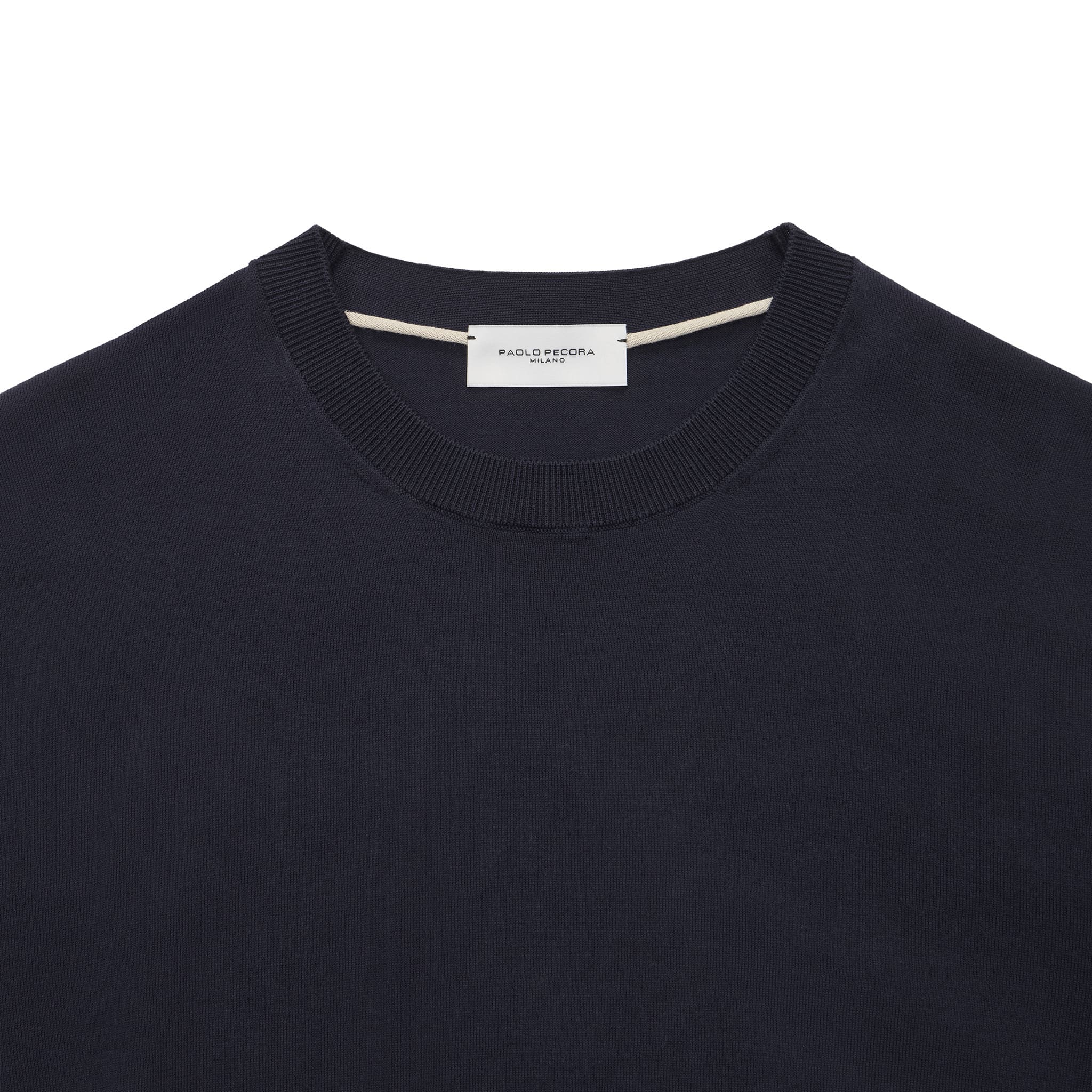 Maglia Girocollo Blu Maglia Girocollo Paolo Pecora