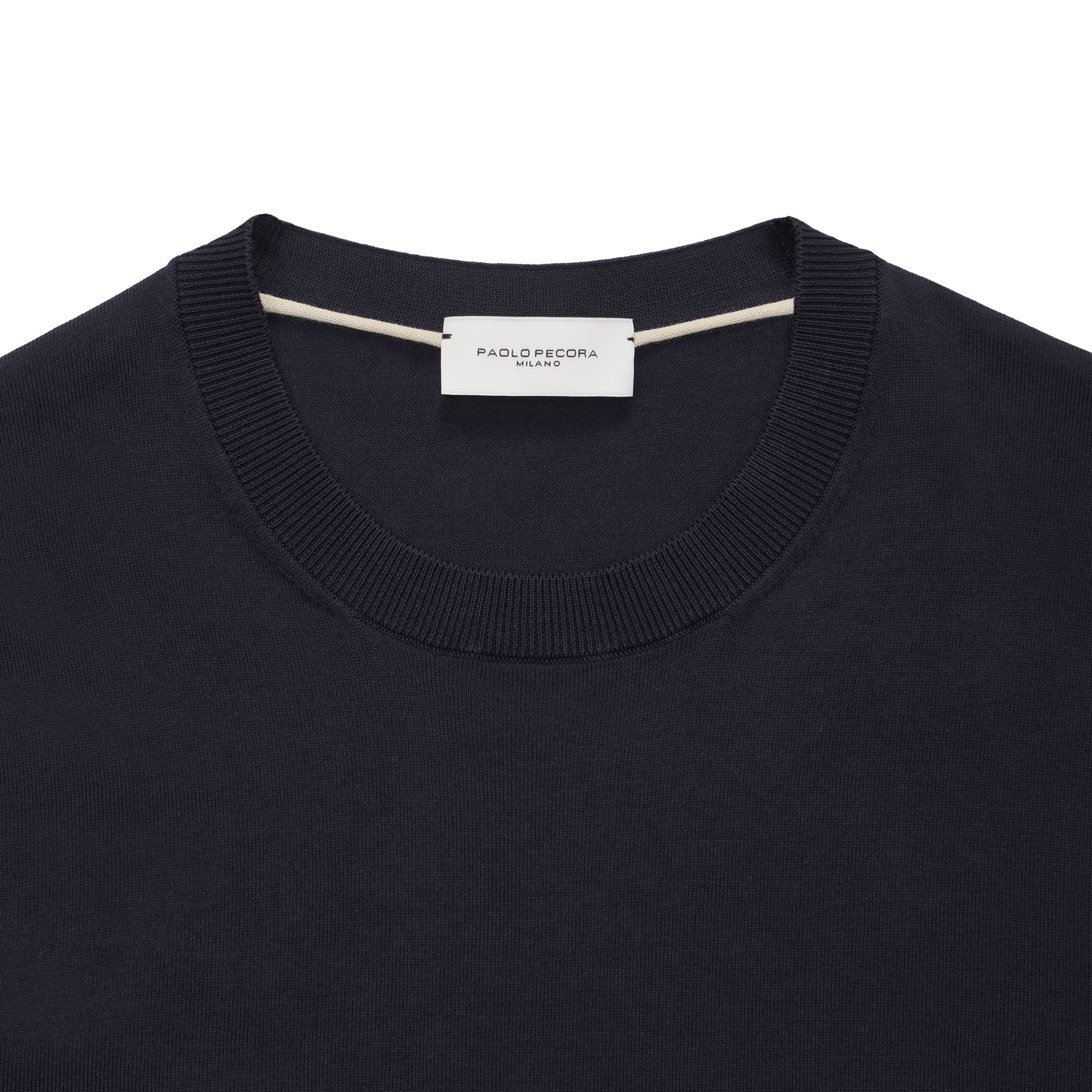 Maglia Girocollo Blu Maglia Girocollo Paolo Pecora