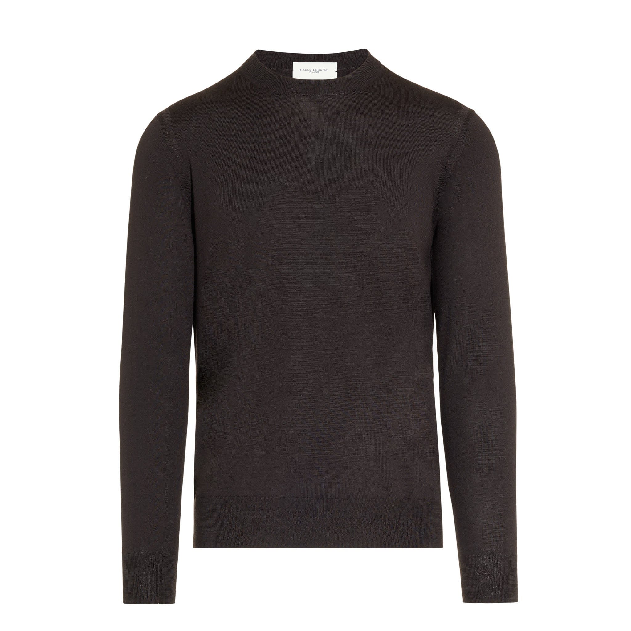 Maglia Girocollo Marrone Maglia Girocollo Paolo Pecora