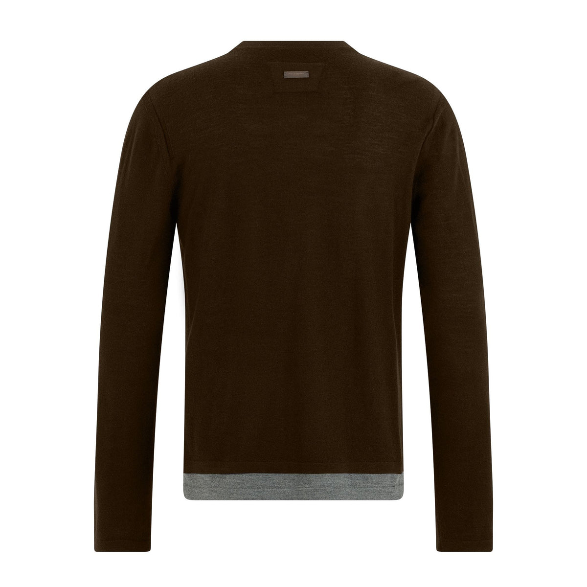 Maglia Girocollo Visone/Asfalto Maglia Girocollo Paolo Pecora