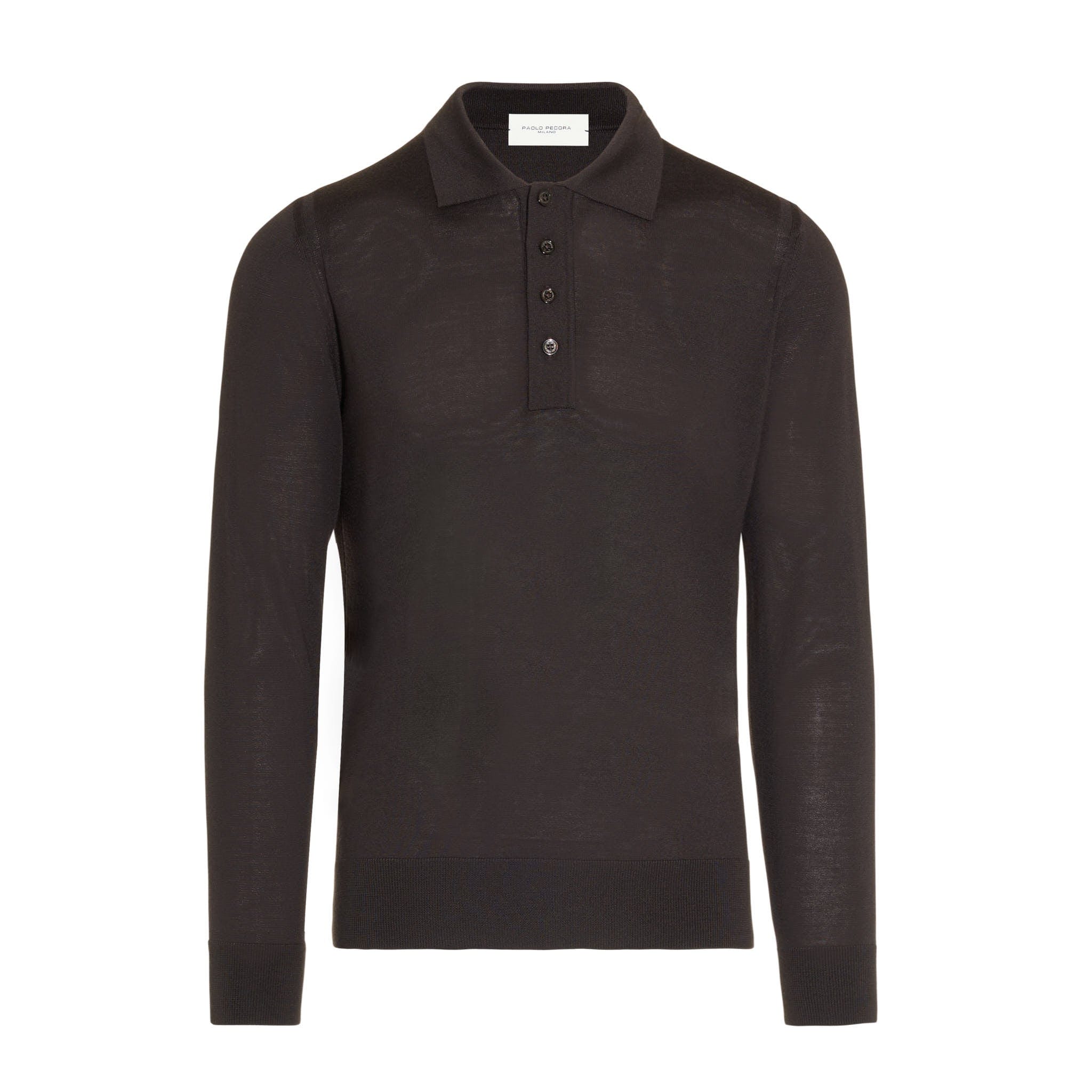 Maglia Polo Marrone Maglia Polo Paolo Pecora