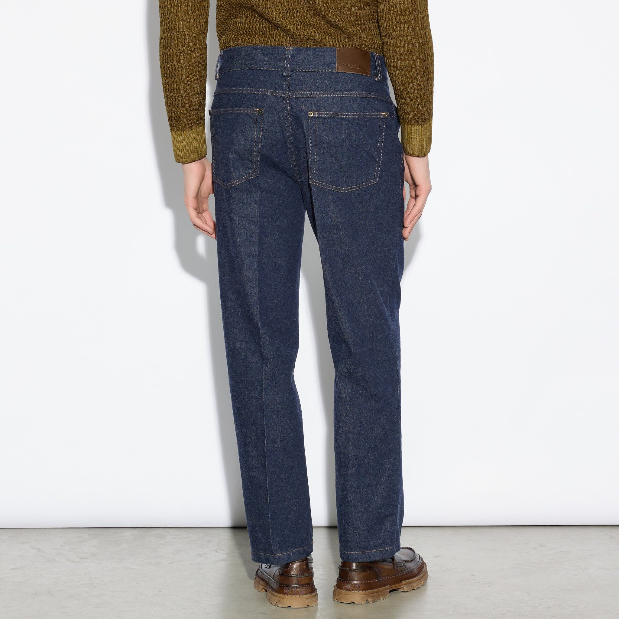 Pantalone Denim 5 Tasche Indaco Pantalone 5 Tasche Paolo Pecora