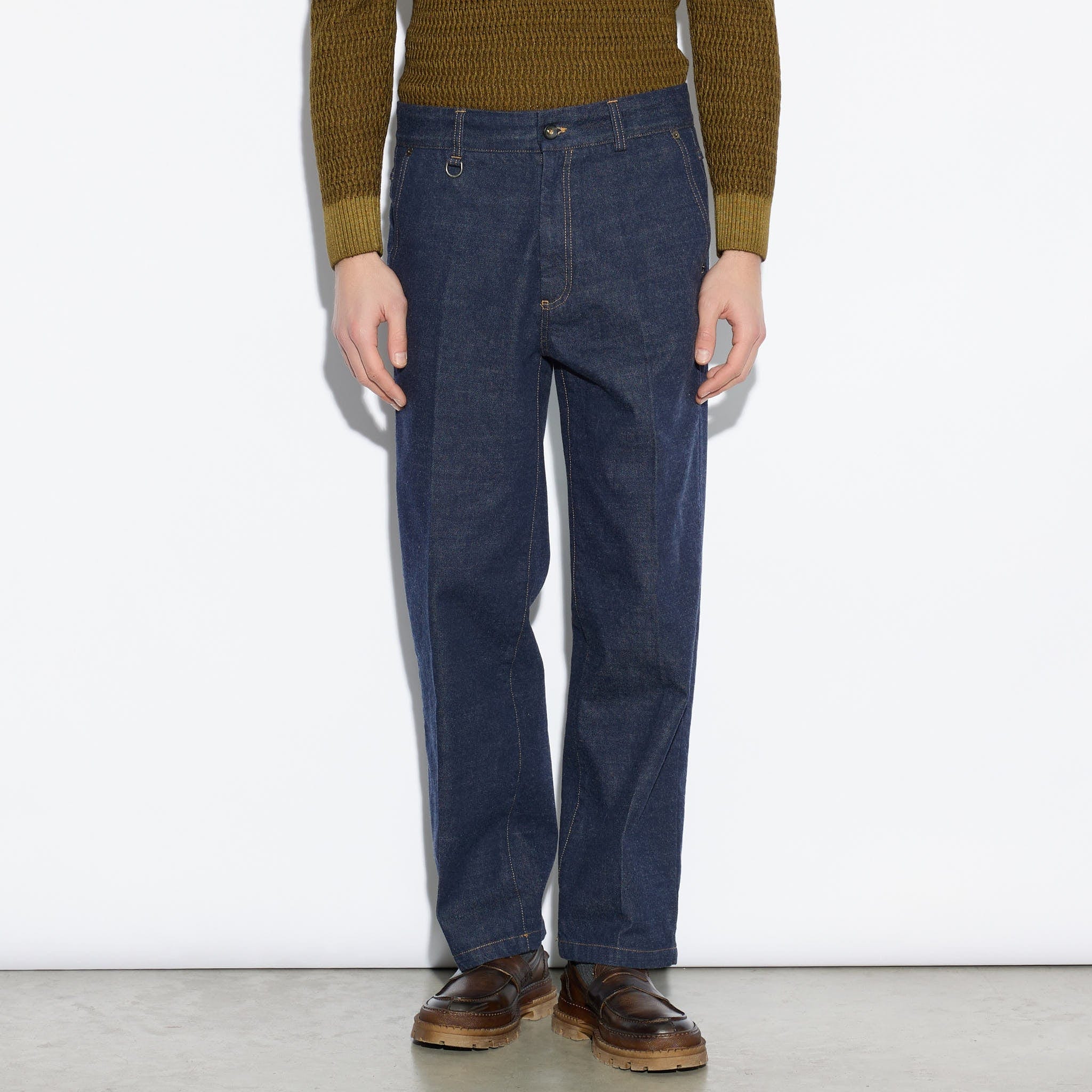 Pantalone Denim 5 Tasche Indaco Pantalone 5 Tasche Paolo Pecora