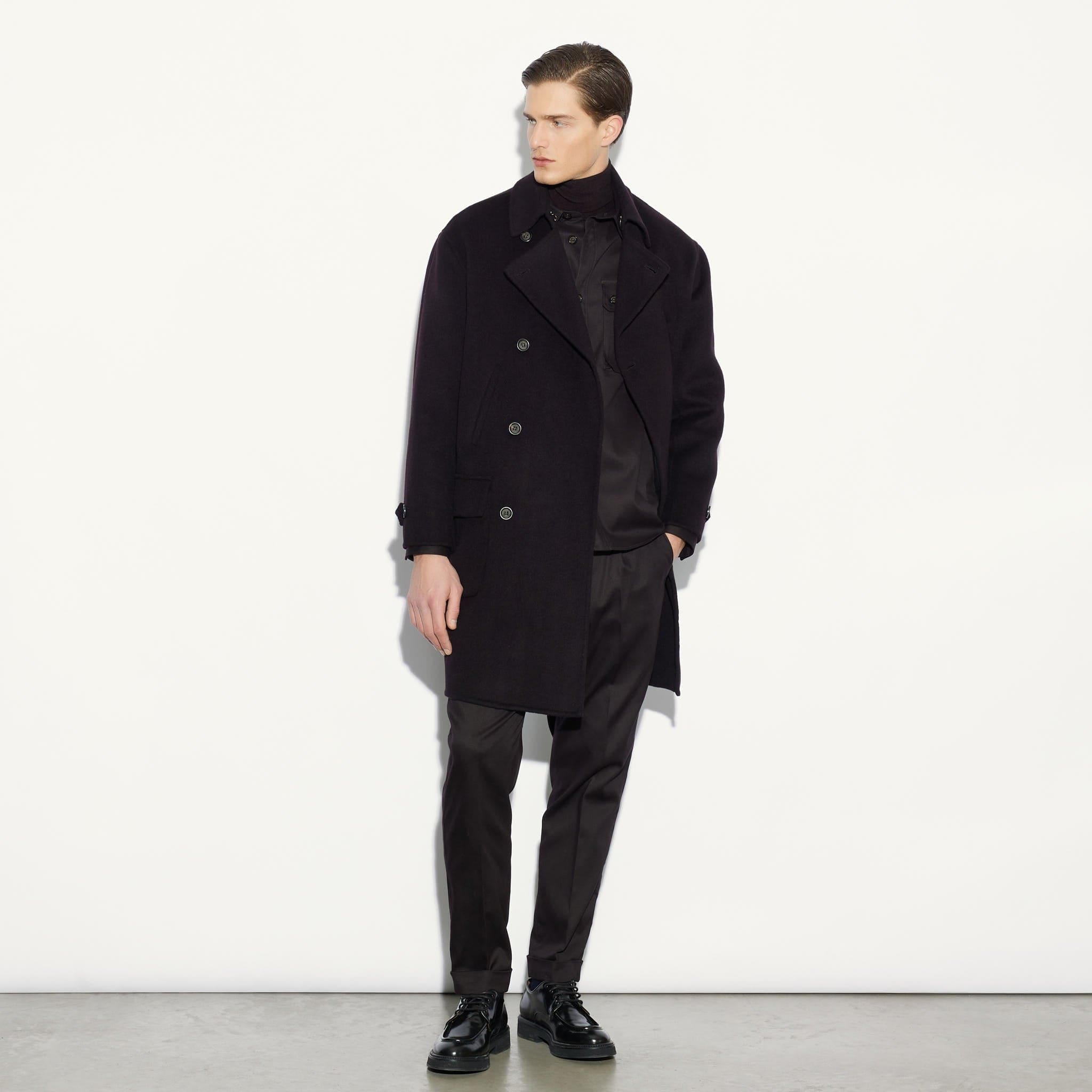 Chino Sartoriale Marrone Pantalone Tessuto Paolo Pecora