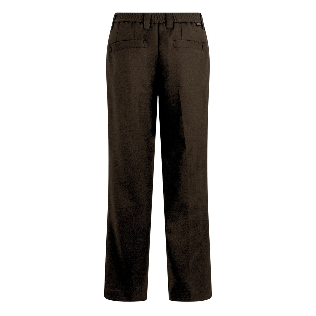 Pantalone Chino Loose Fit in Tecnolana Ebano Pantalone Tessuto Paolo Pecora