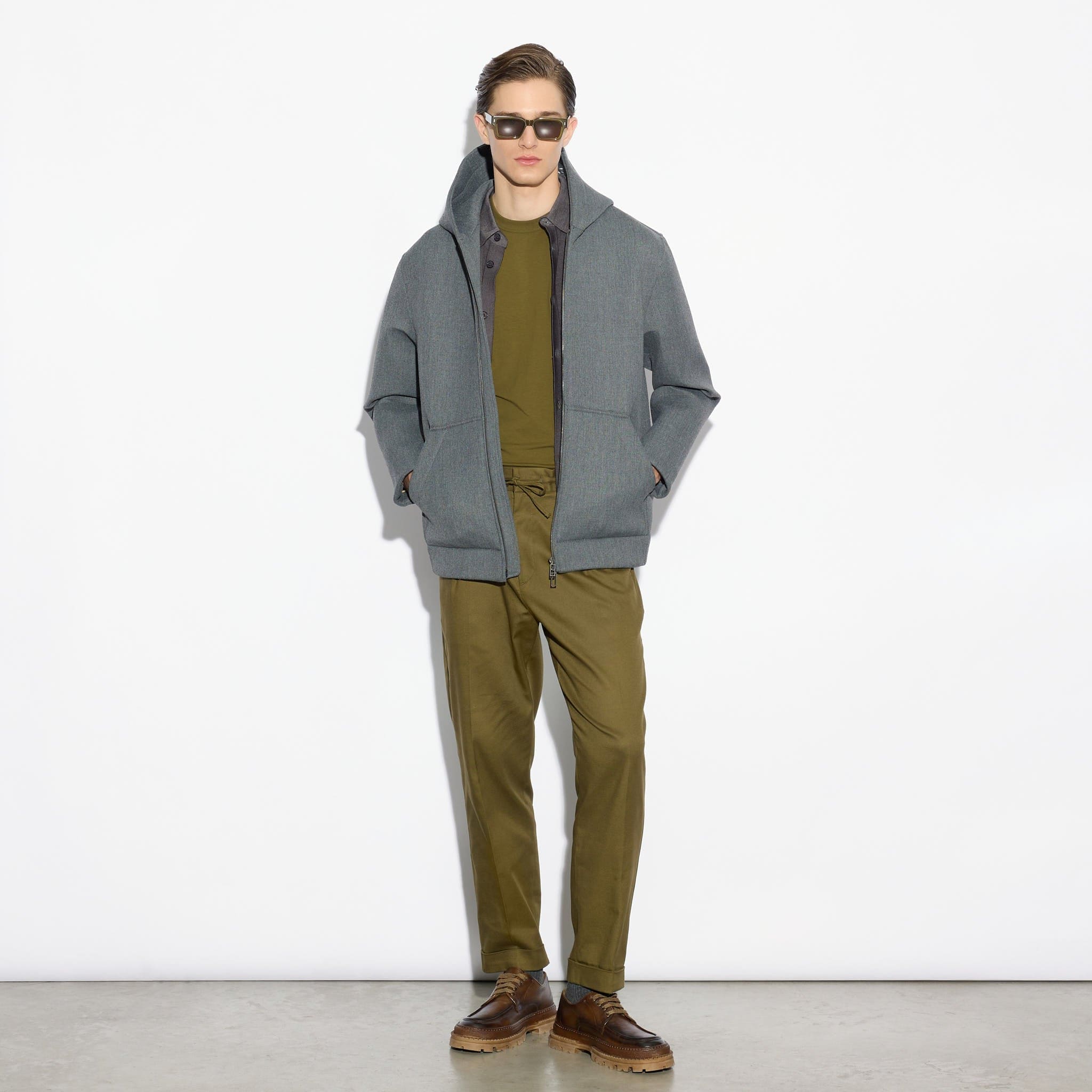 T-Shirt in Cotone Verde Marcio T-Shirt Jersey Paolo Pecora