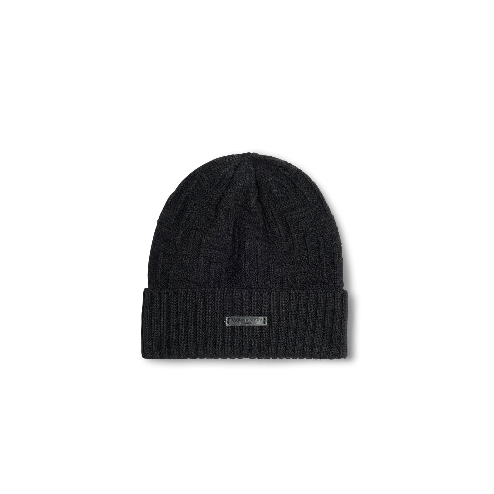 Berretto Maglia Nero Berretto Maglia U / Nero Paolo Pecora