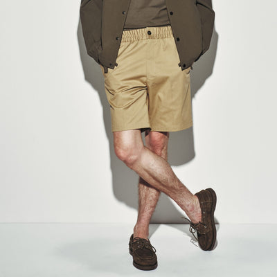 Bermuda con Cintura Elastica in Cotone Corda Bermuda Tessuto 48 / Corda Paolo Pecora