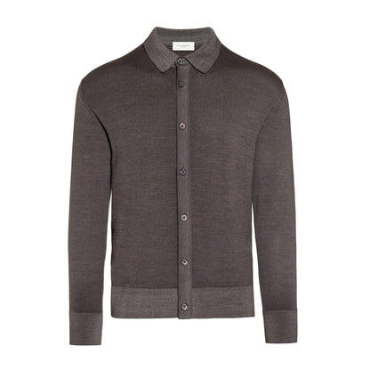 Camicia in Maglia Fade Grigio Camicia Maglia Paolo Pecora
