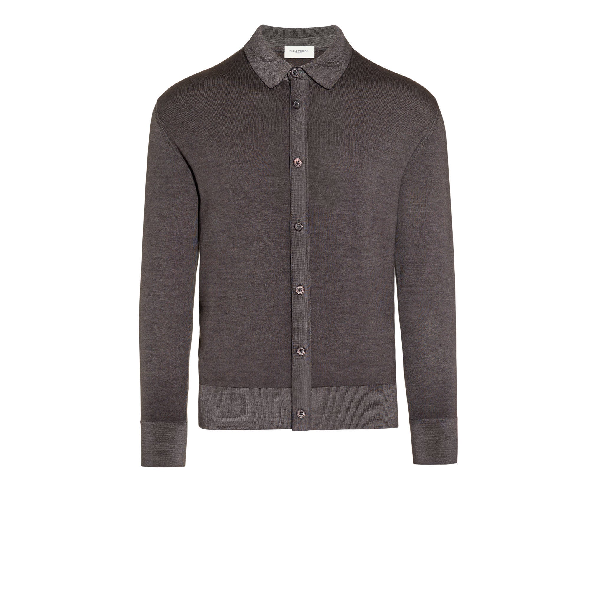 Camicia in Maglia Fumo Di Londra Camicia Maglia Paolo Pecora