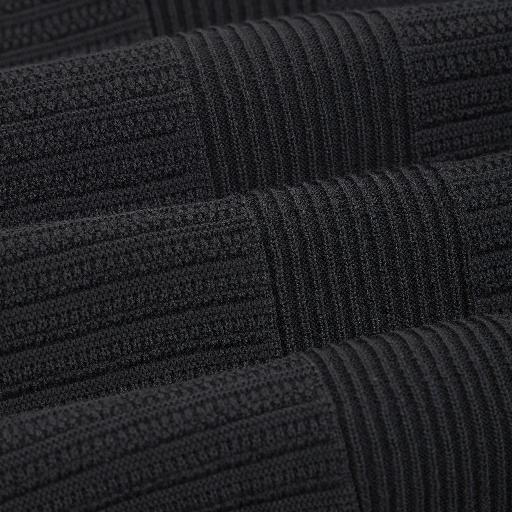 Camicia in Maglia in Cotone a Trama Strutturata Nero Camicia Maglia Paolo Pecora