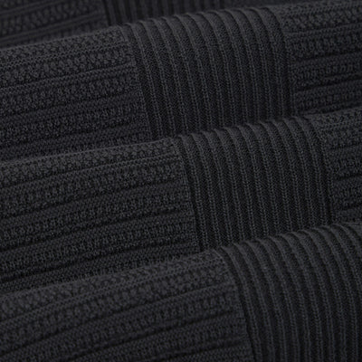 Camicia in Maglia in Cotone a Trama Strutturata Nero Camicia Maglia Paolo Pecora