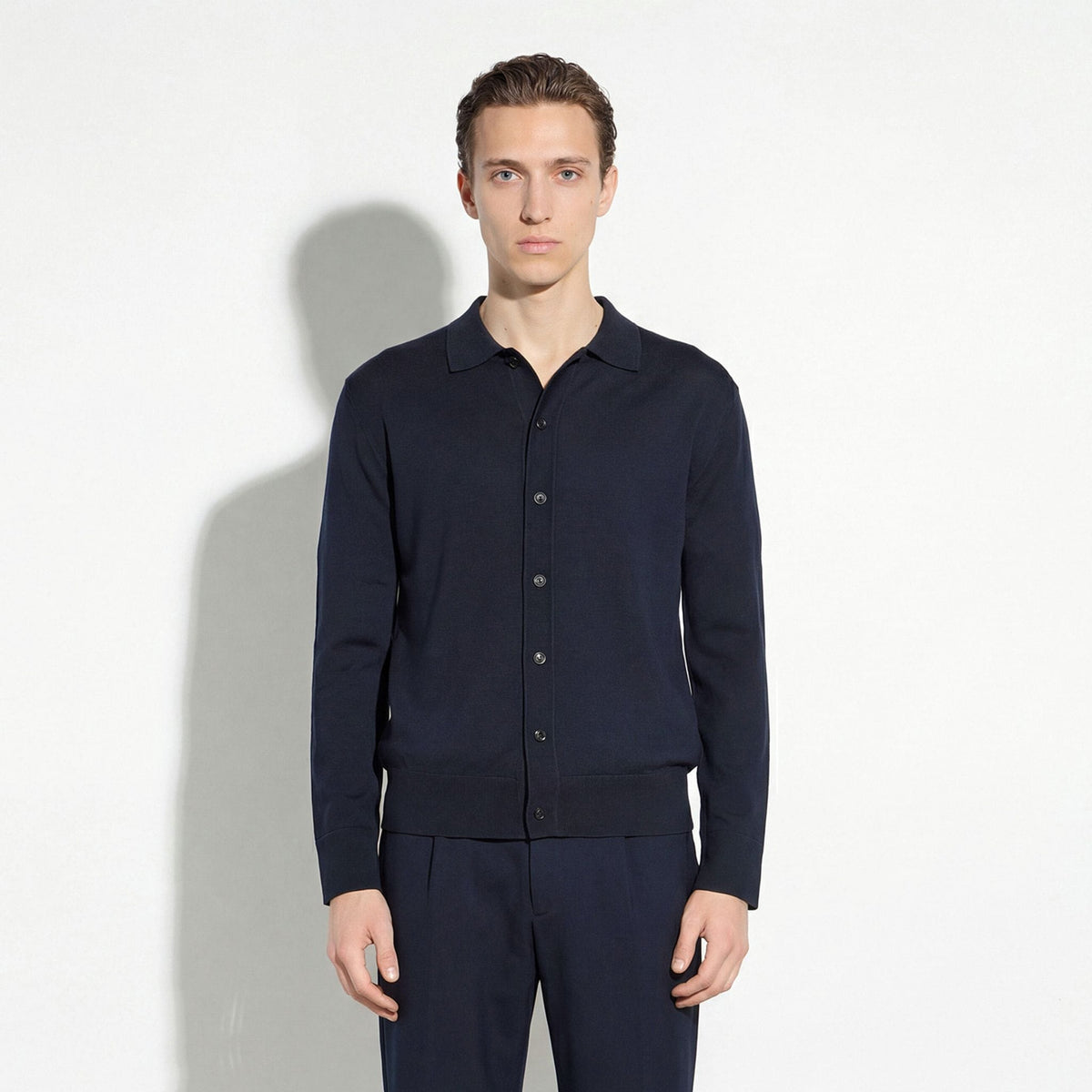 Camicia Maglia Blu Camicia Maglia Paolo Pecora
