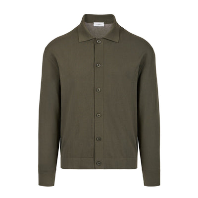 Camicia Maglia Verde Scuro Camicia Maglia Paolo Pecora