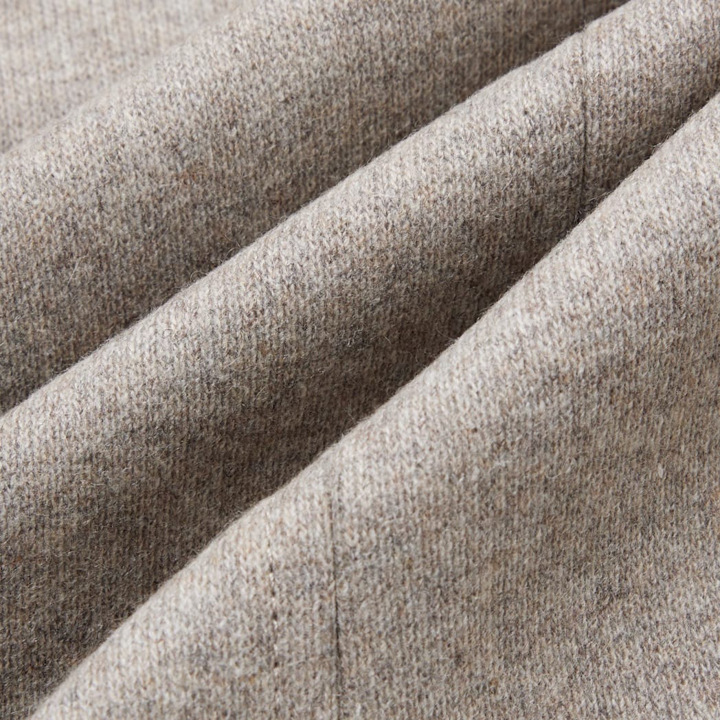 Cappotto Monopetto in Lana Tortora Melange Paolo Pecora