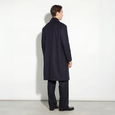 Cappotto Tessuto Blu Cappotto Tessuto Paolo Pecora