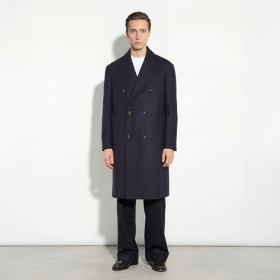 Cappotto Tessuto Blu Cappotto Tessuto Paolo Pecora
