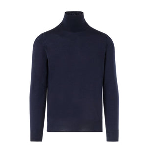 Dolcevita Blu Navy in Lana Merino Extrafine Paolo Pecora