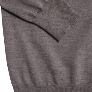 Girocollo Merino Extrafine Tortora Paolo Pecora