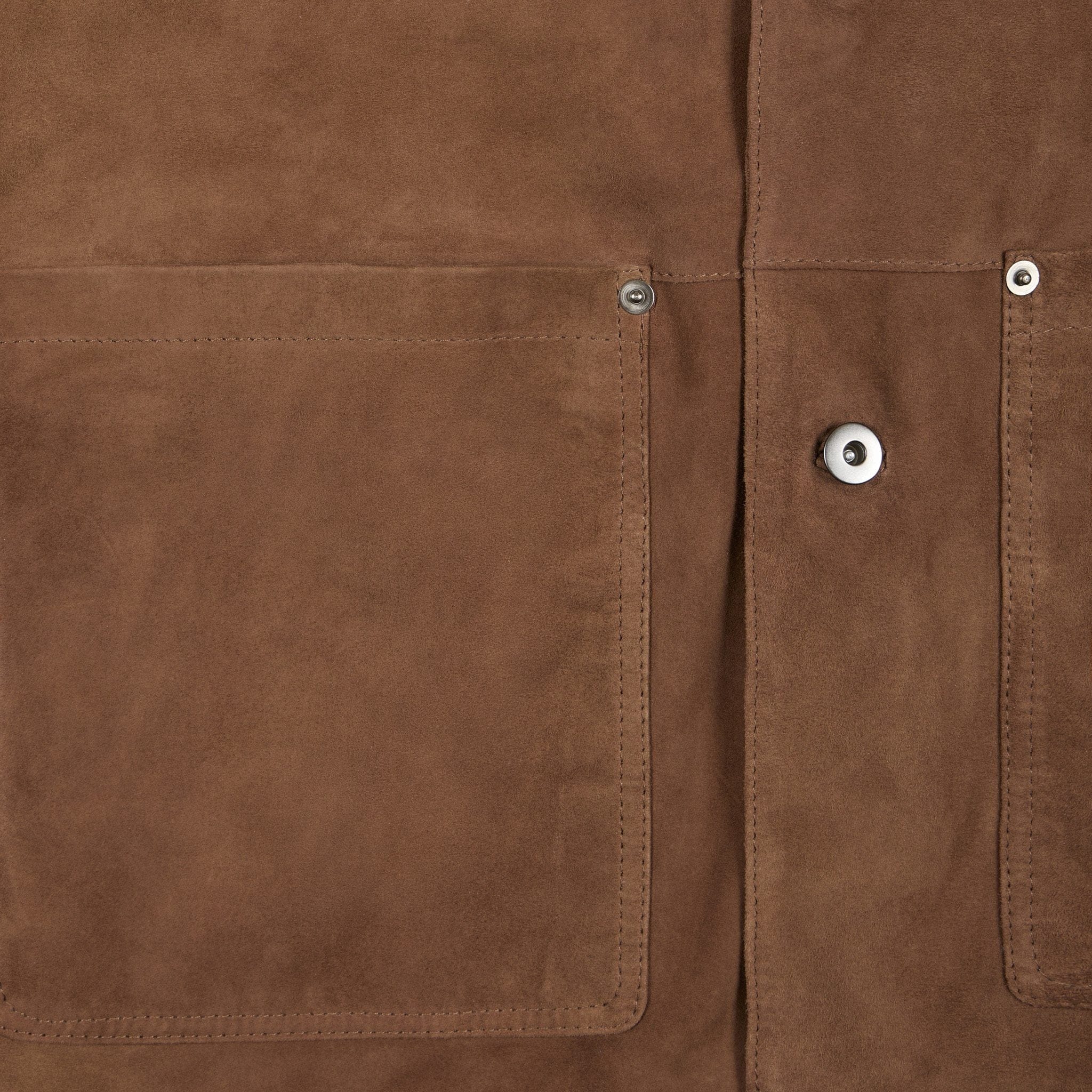 Giubbotto in Pelle con Tasche Applicate Nocciola Giubbotto Pelle Paolo Pecora