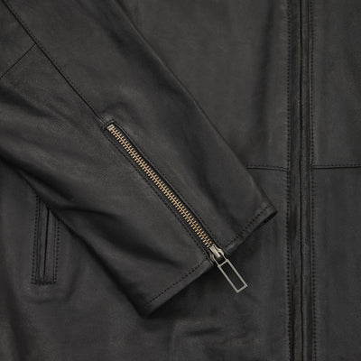 Giubbotto in Pelle Nero Giubbotto Pelle Paolo Pecora