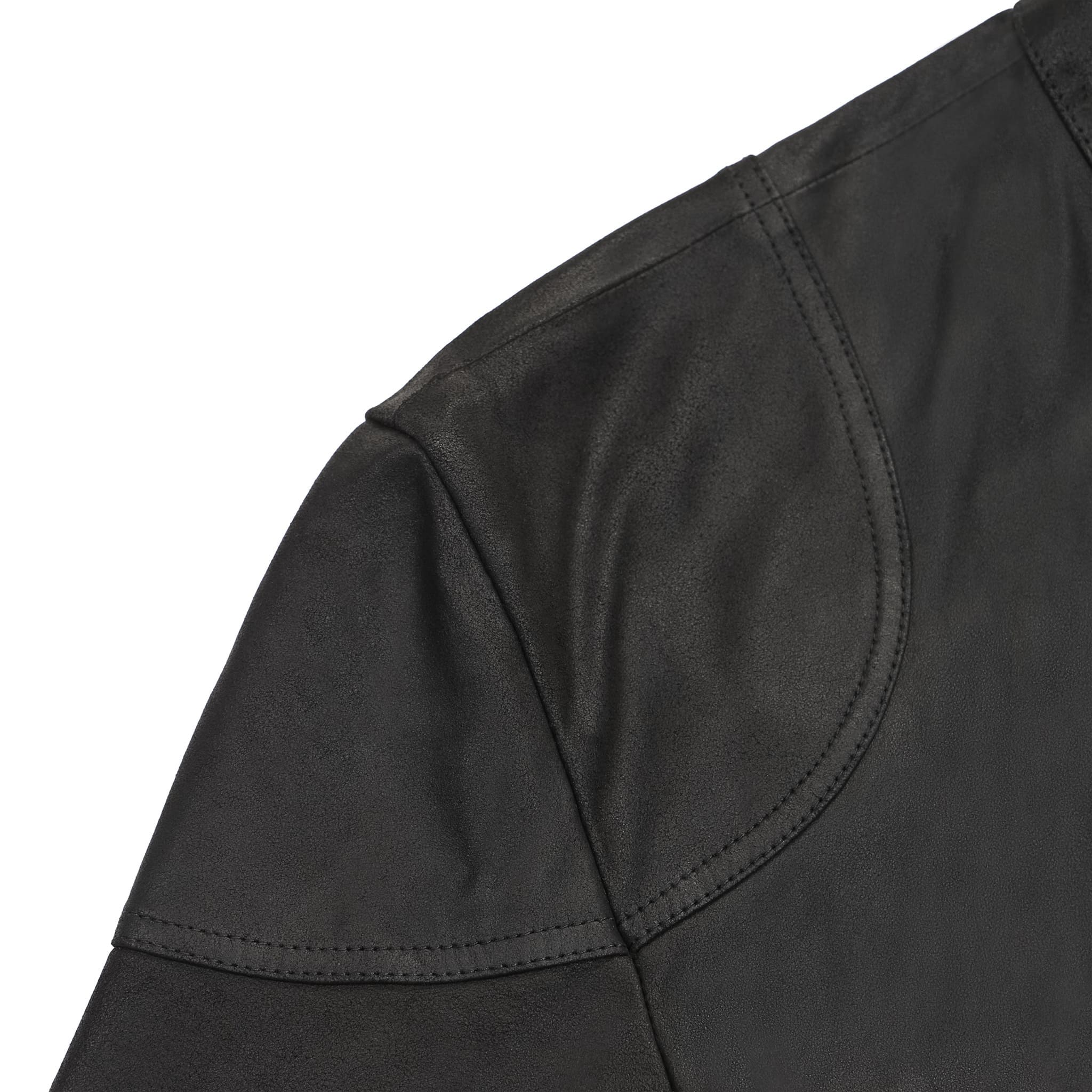 Giubbotto in Pelle Nero Giubbotto Pelle Paolo Pecora