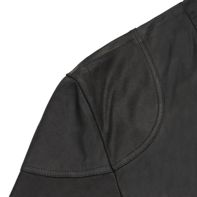 Giubbotto in Pelle Nero Giubbotto Pelle Paolo Pecora