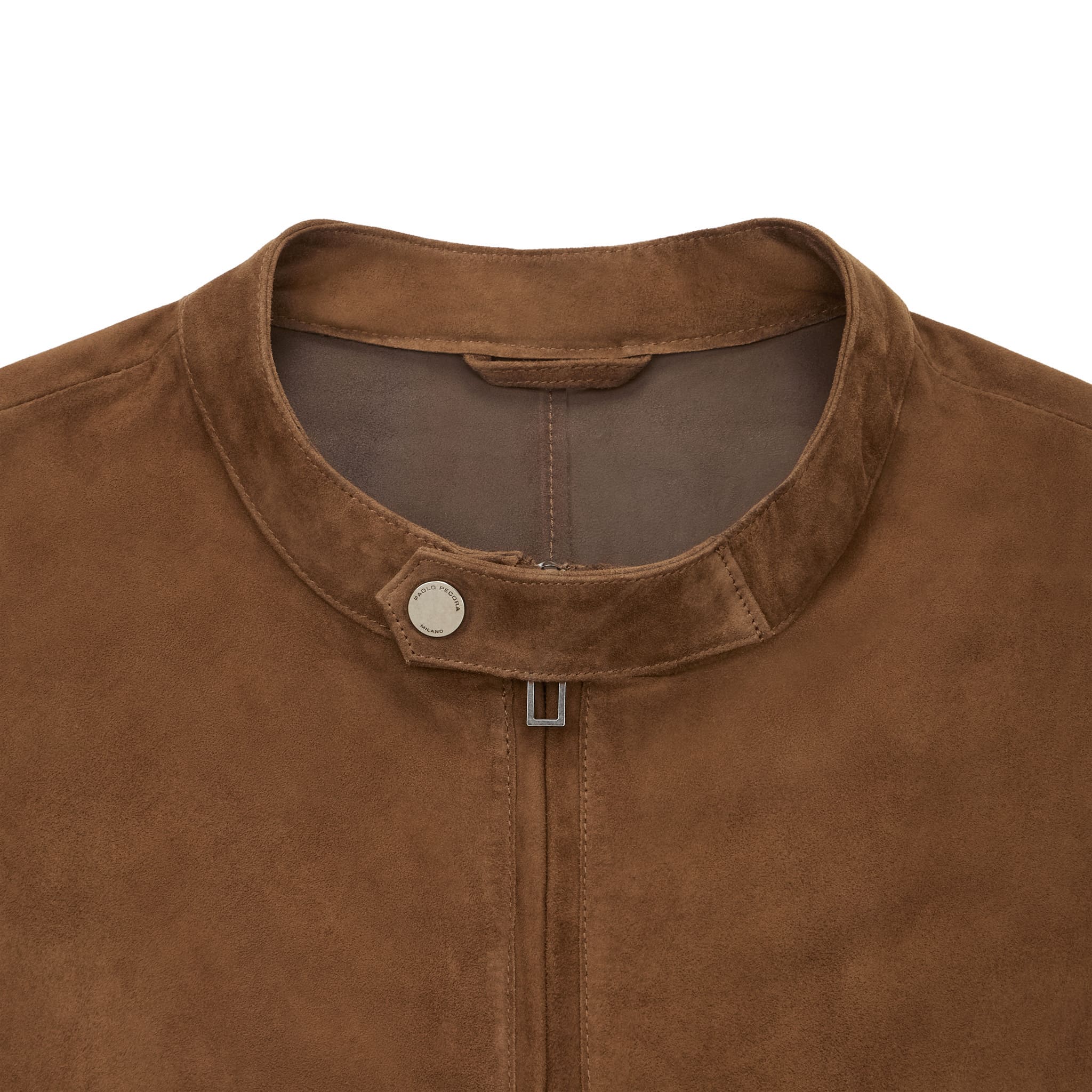 Giubbotto in Pelle Nocciola Giubbotto Pelle Paolo Pecora