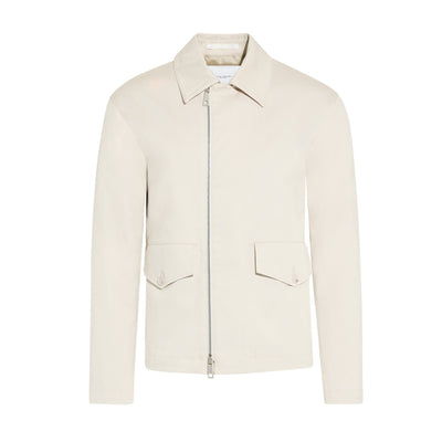 Giubbotto con Zip in Tessuto Beige Giubbotto Tessuto Paolo Pecora