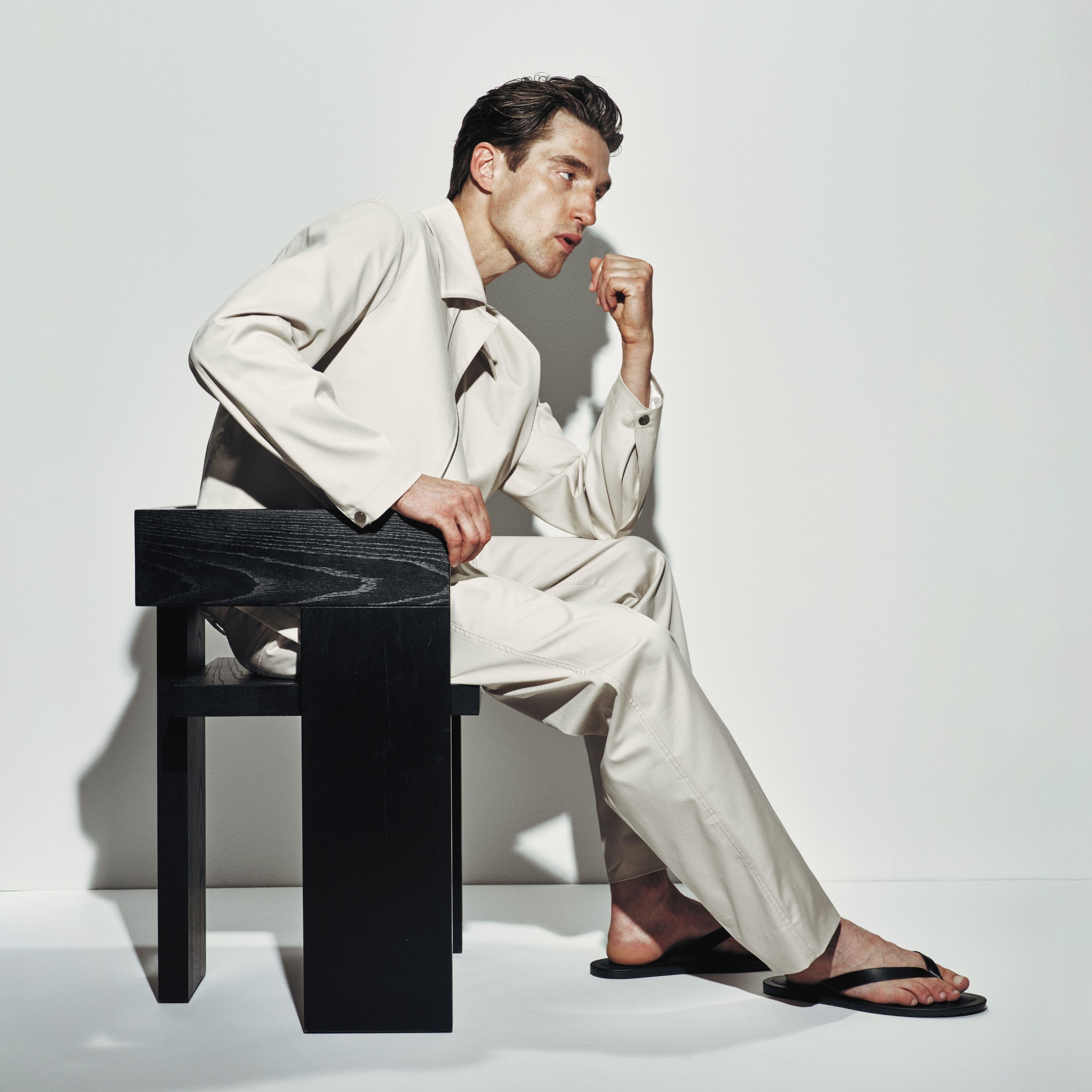 Giubbotto con Zip in Tessuto Beige Giubbotto Tessuto Paolo Pecora