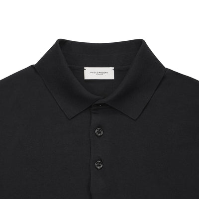 Maglia A Polo Nero Maglia A Polo Paolo Pecora