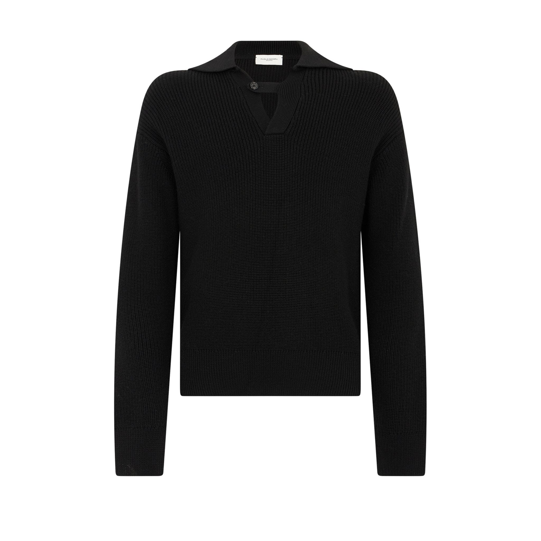 Maglia A Polo Nero Maglia A Polo Paolo Pecora