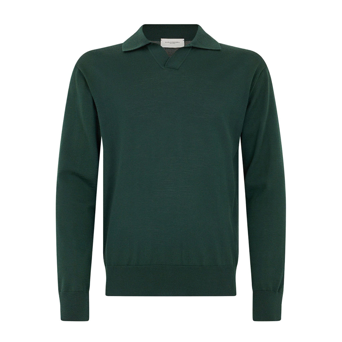 Maglia A Polo Verde Scuro Maglia A Polo Paolo Pecora
