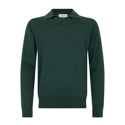 Maglia A Polo Verde Scuro Maglia A Polo Paolo Pecora