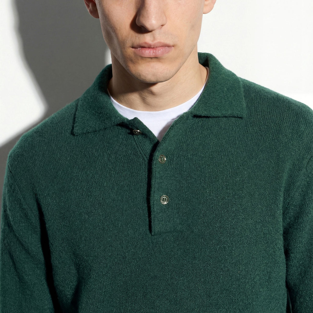 Maglia A Polo Verde Scuro Maglia A Polo Paolo Pecora