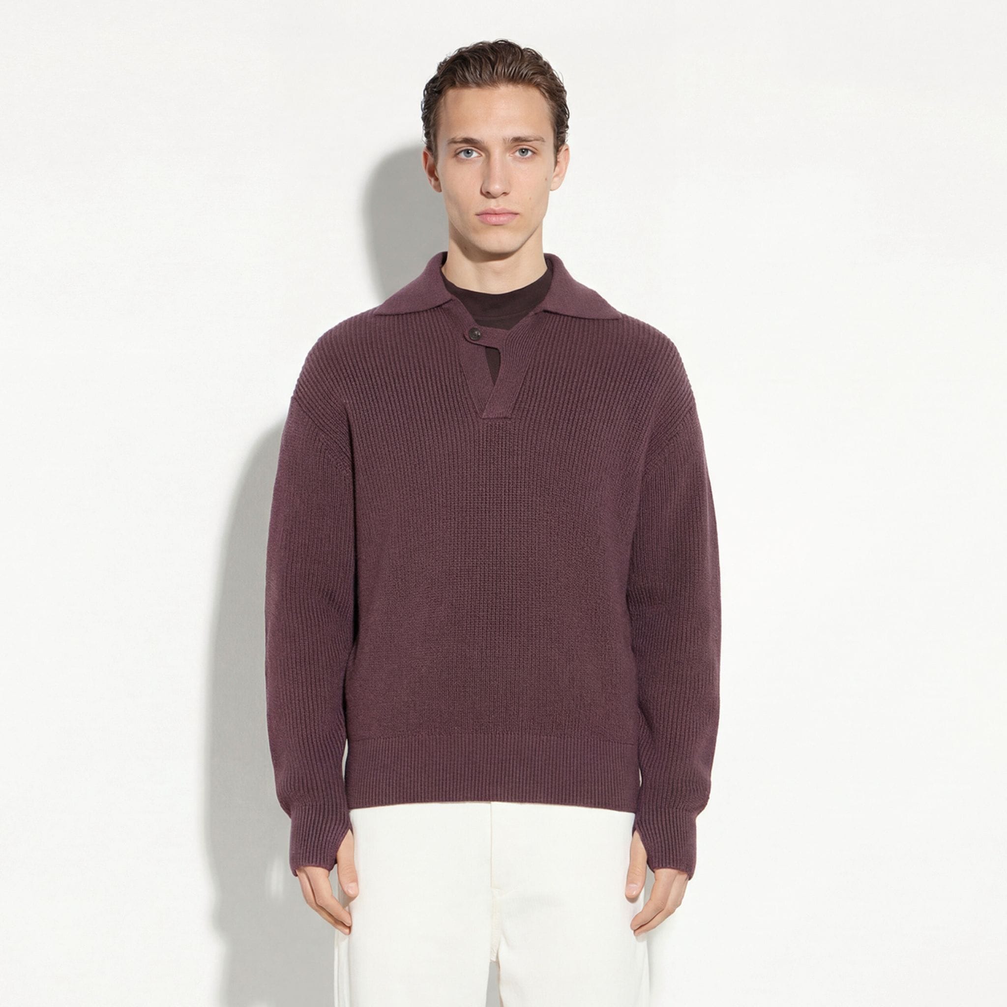 Maglia A Polo Viola Maglia A Polo Paolo Pecora